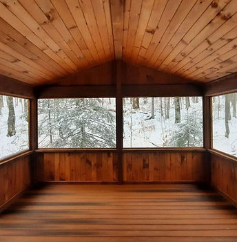 Screened porch